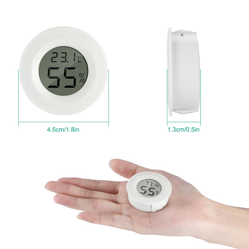 6 Colors Mini Digital Thermometer Hygrometer Temperature And Humidity Test LCD Display for Computer Room