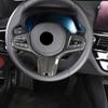 Car Steering Wheel Decorative Frame Button M Sports Sticker For BMW 5 Series G30 X3 G01 X4 G02 2018-22 Auto Interior Accessories