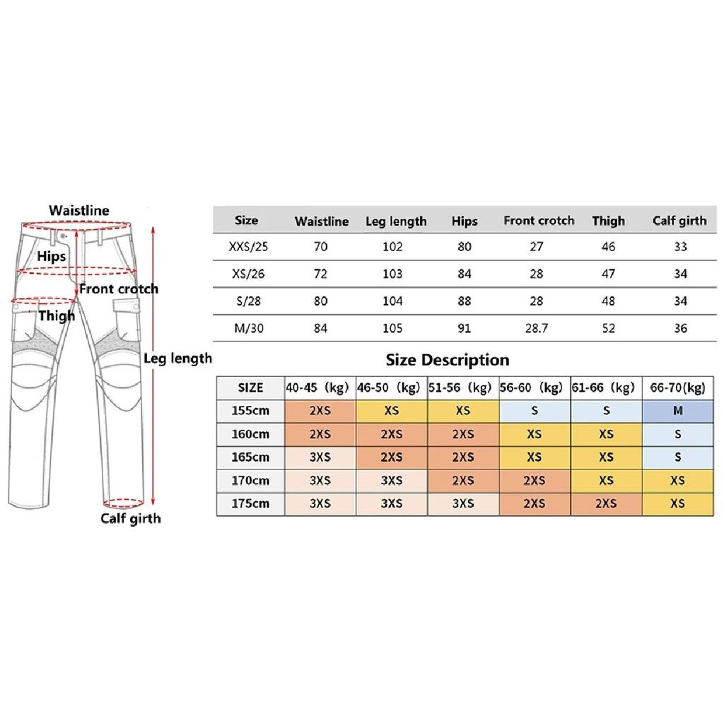 New Double Zipper Metal Style Motocross Moto Trousers Men For Woman Outdoor Riding Jeans With Protective Gear Motorcycle Pants