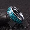 8mm Men's Dome Ring Simple And Fashionable Band