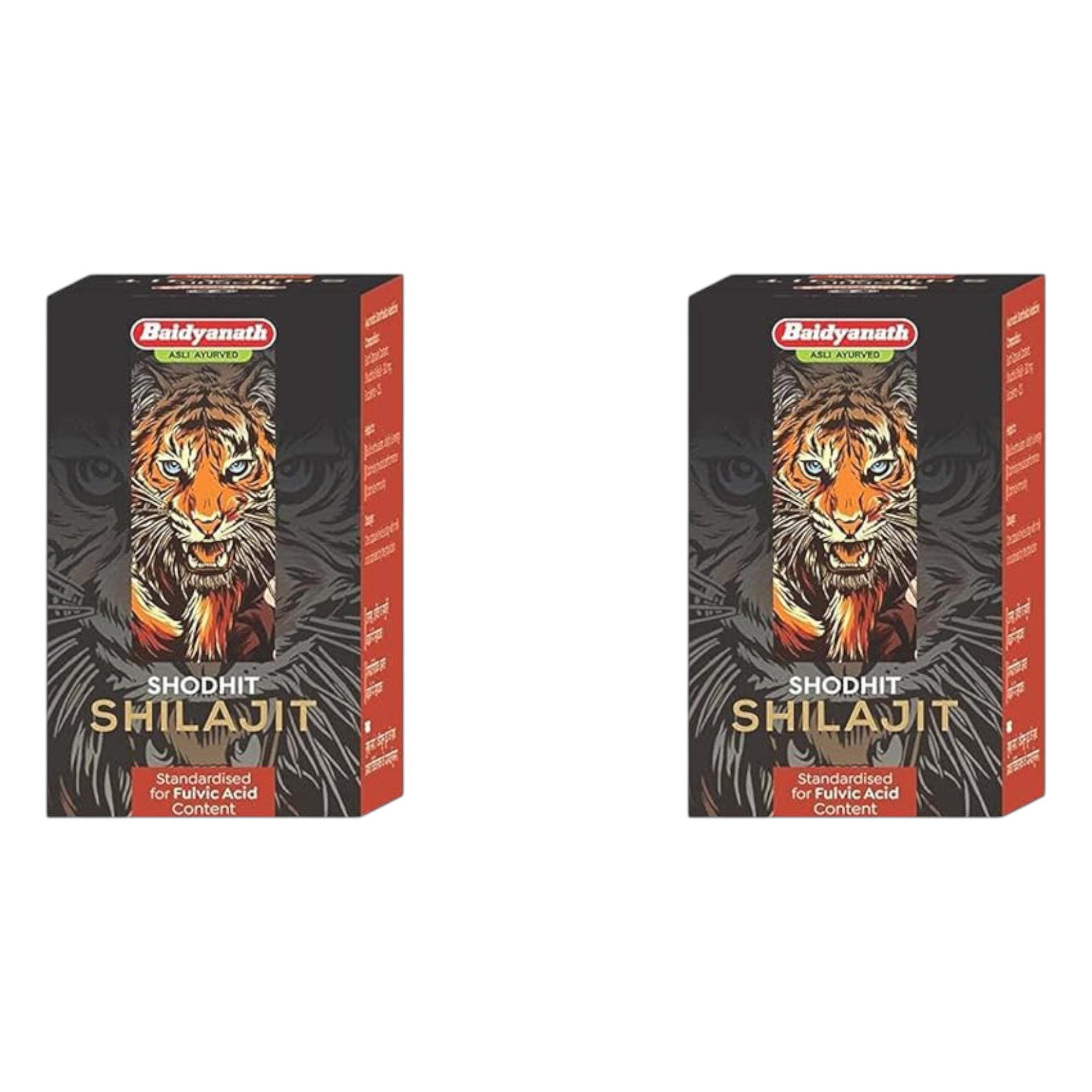 

Baidyanath Asli Ayurved Shilajit Capsules For Men 30 Count X Pack Of 2 Energy Vitality Supplement