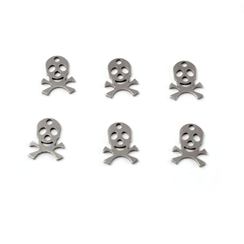 20 Stück Edelstahl Kreuz/Fischgräten/Klinge Charms Anhänger DIY Halskette Ohrringe Armbänder Anhänger Schmuckherstellung Zubehör