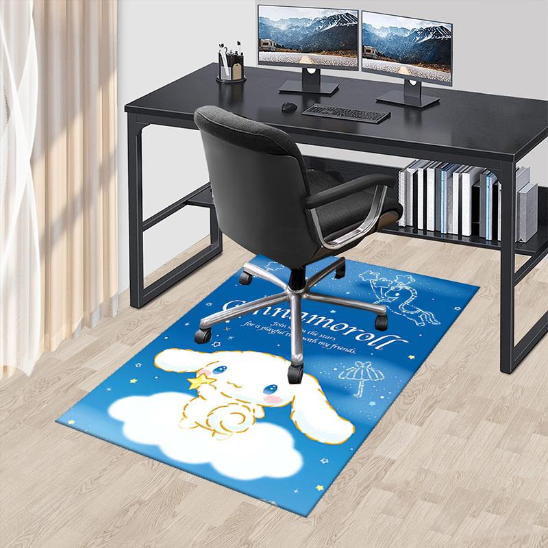 

Cinnamoroll Anime Cartoon Design Chair Mat - Non-Slip Carpet for Office, Home Decor, Living Room, Bedroom, Game Room, Dormitory Flooring.E015 60cm by 90cm
