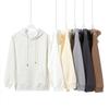 Mens Oversized Hooded Sweatshirt 400g Heavyweight Fleece Lined Cotton Blend Pullover Winter Casual Wear