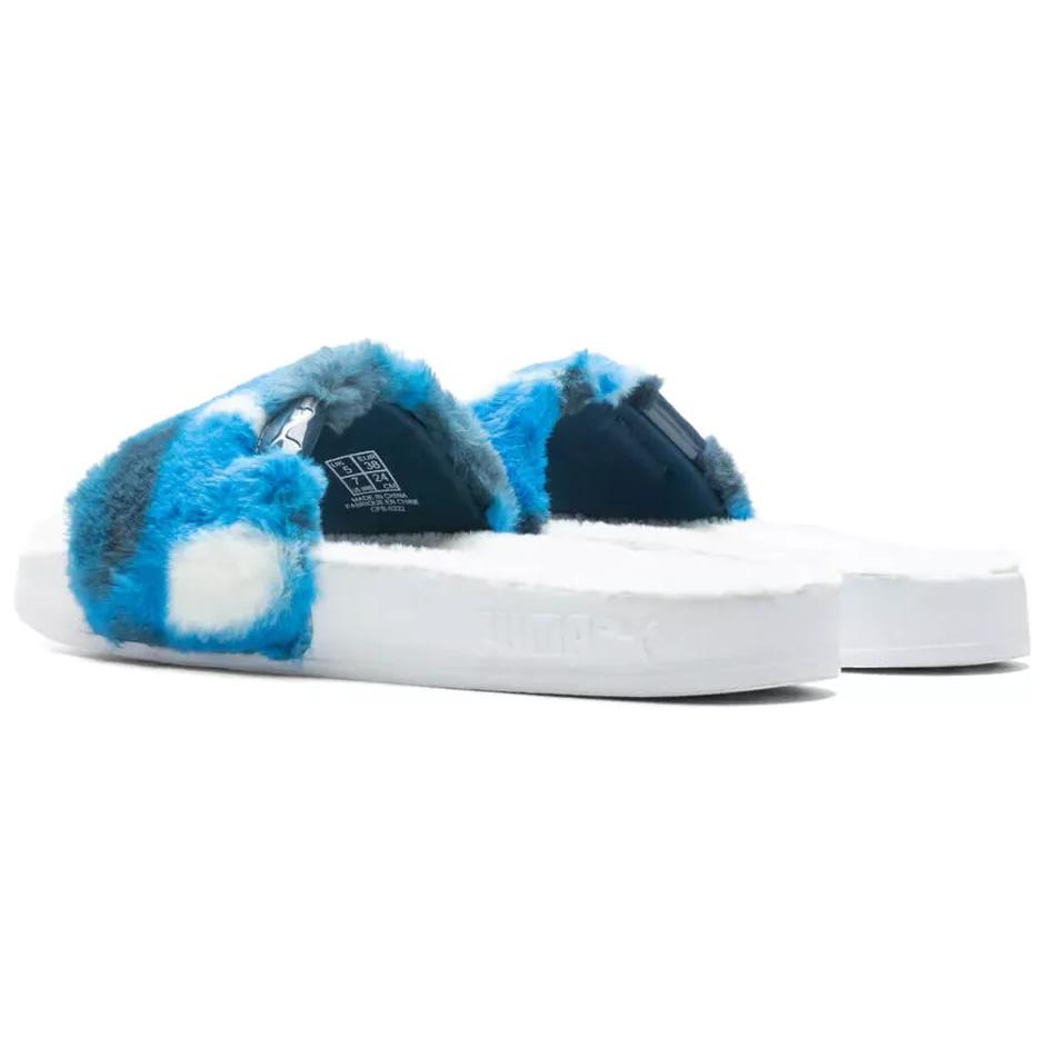 Puma  Leadcat 2.0 YLM Fluff Slide Tie Dye Women Sneakers Multi-Color Yellow-Pear Puma-White 385362-01