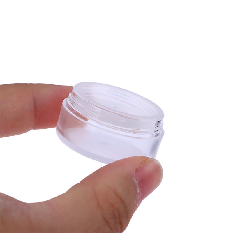 Contenitore vuoto portatile in polvere da 2G, contenitore vuoto portatile in plastica con setaccio, contenitore cosmetico per setaccio da viaggio, contenitore riutilizzabile