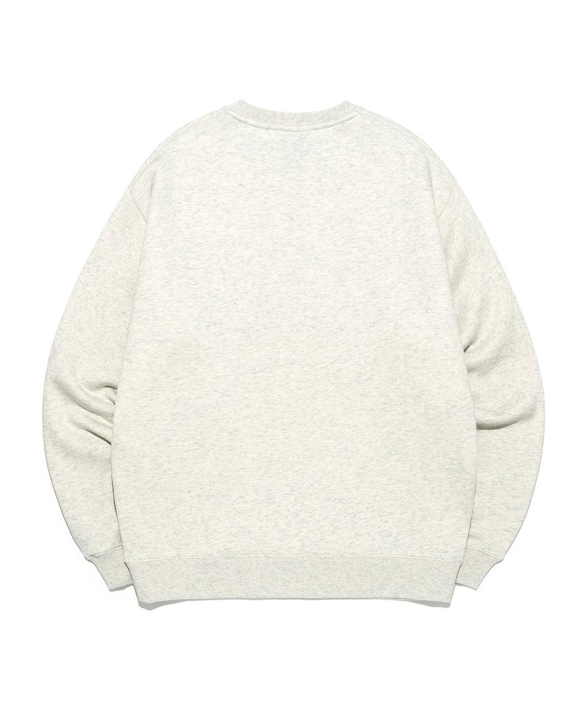 LEE Corduroy Big Twitch Fleece Sweatshirt Oatmeal