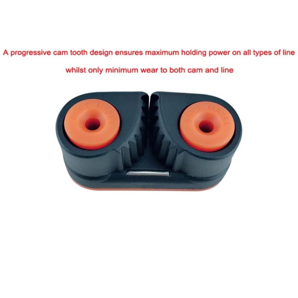 Cam Cleats, 2 Row Matic Ball Bearing Cam Cleat,  Fast Entry Cam Cleats For 3-12mm Line For Sailing Sailboat Kayak Canoe Dinghy 