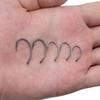 500 Pieces PTFE Coated High Carbon Stainless Steel Barbed Fishing Hooks with Eye X503 for Carp Fishing Accessories
