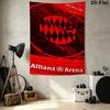Fc Bayern Munich Wall Tapestry Aesthetic Wall Hanging Printed Fabric Blanket Decorative Tapestries For Bedroom Living Room Home Decor