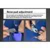 Eyeglass Frame Bending Tool for Leg Adjustment and Crease Repair Straighten Bent Arms with Precision Repair Pliers