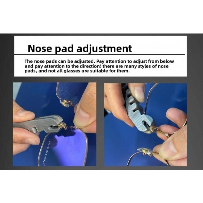 Eyeglass Frame Bending Tool for Leg Adjustment and Crease Repair Straighten Bent Arms with Precision Repair Pliers