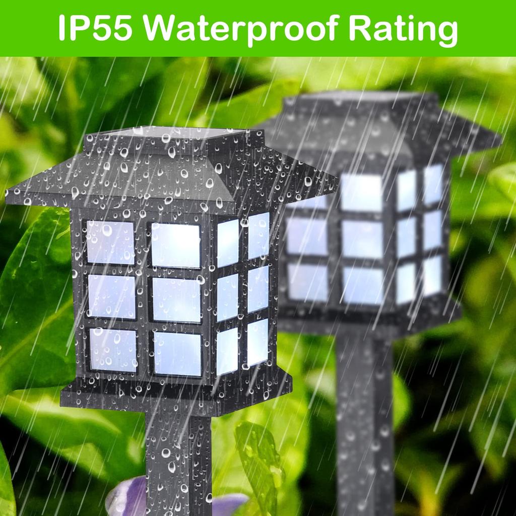 LED Solar Pathway Lights Lawn Lamp Outdoor Solar Lamp Decoration for Garden/Yard/Landscape/Patio/Driveway/Walkway Lighting  4.6