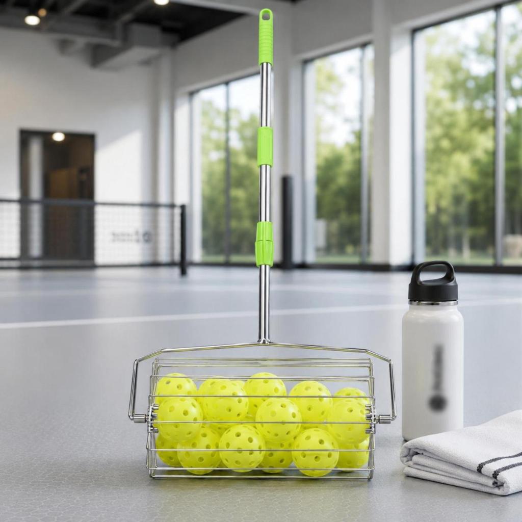 Adjustable Pickleball Picker Stainless Steel Ball for Training