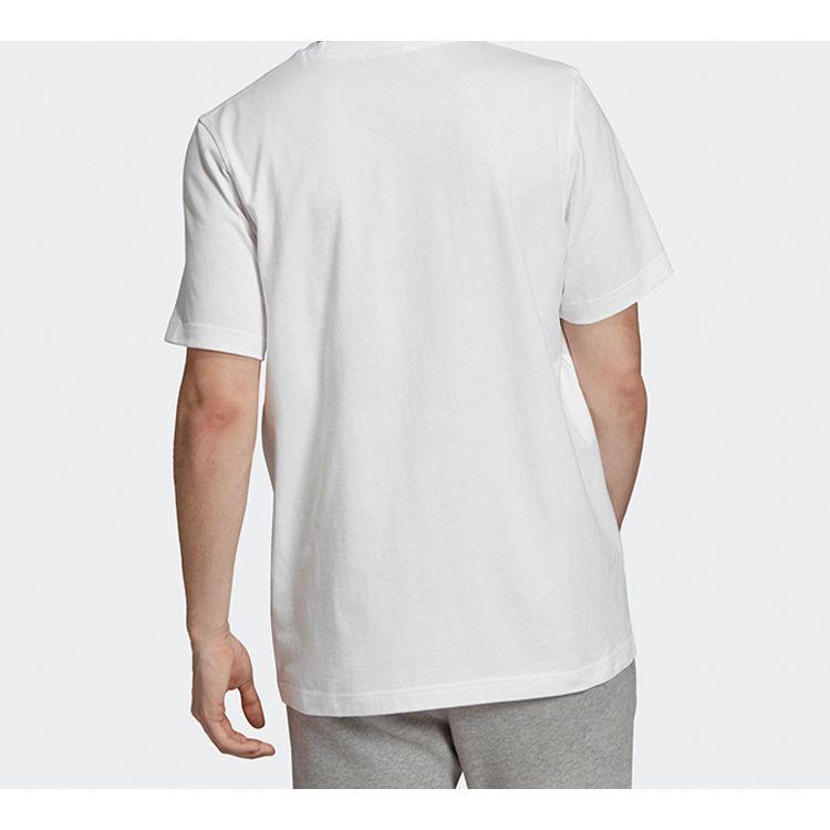 Adidas Originals Trefoil Logo Sports Short Sleeve T-Shirt Men Tops White FK1355