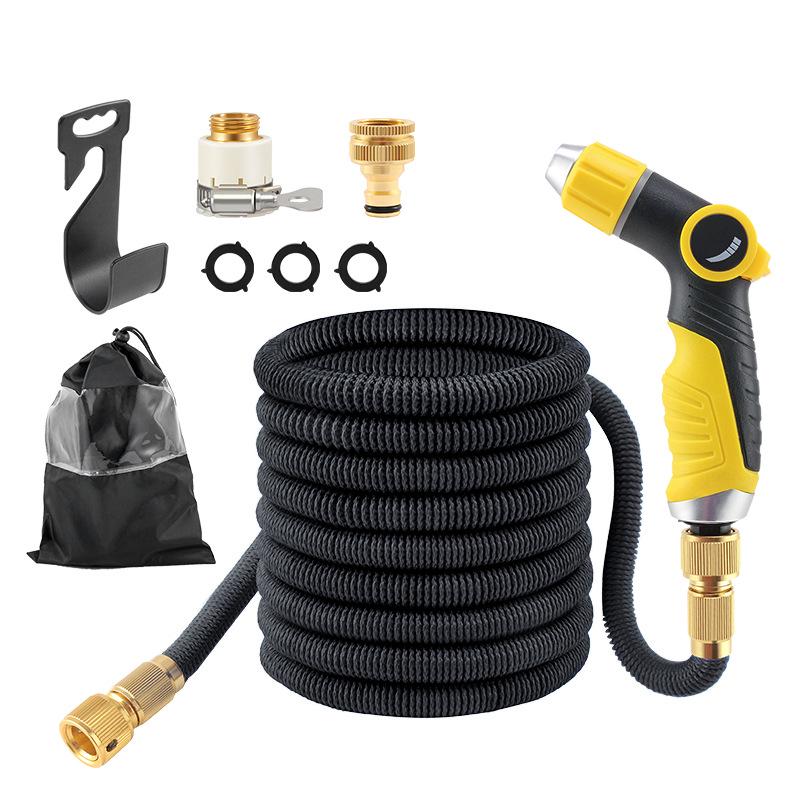 Midsummer Garden Retractable Water Hose: European & American Standard, Ideal for Garden, Household, and Car Wash.