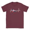 Heartbeat Design Dominican Republic Flag T Shirt Summer  T Shirts Unisex 100 Cotton Oversized Clothing ShortSleeve Streetwear Tops