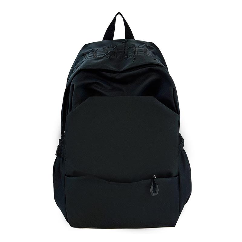 Schoolbag Large Capacity Simple Backpack Female Korean Version Daily Versatile Commuter Backpack Junior High School Student Class School Bag