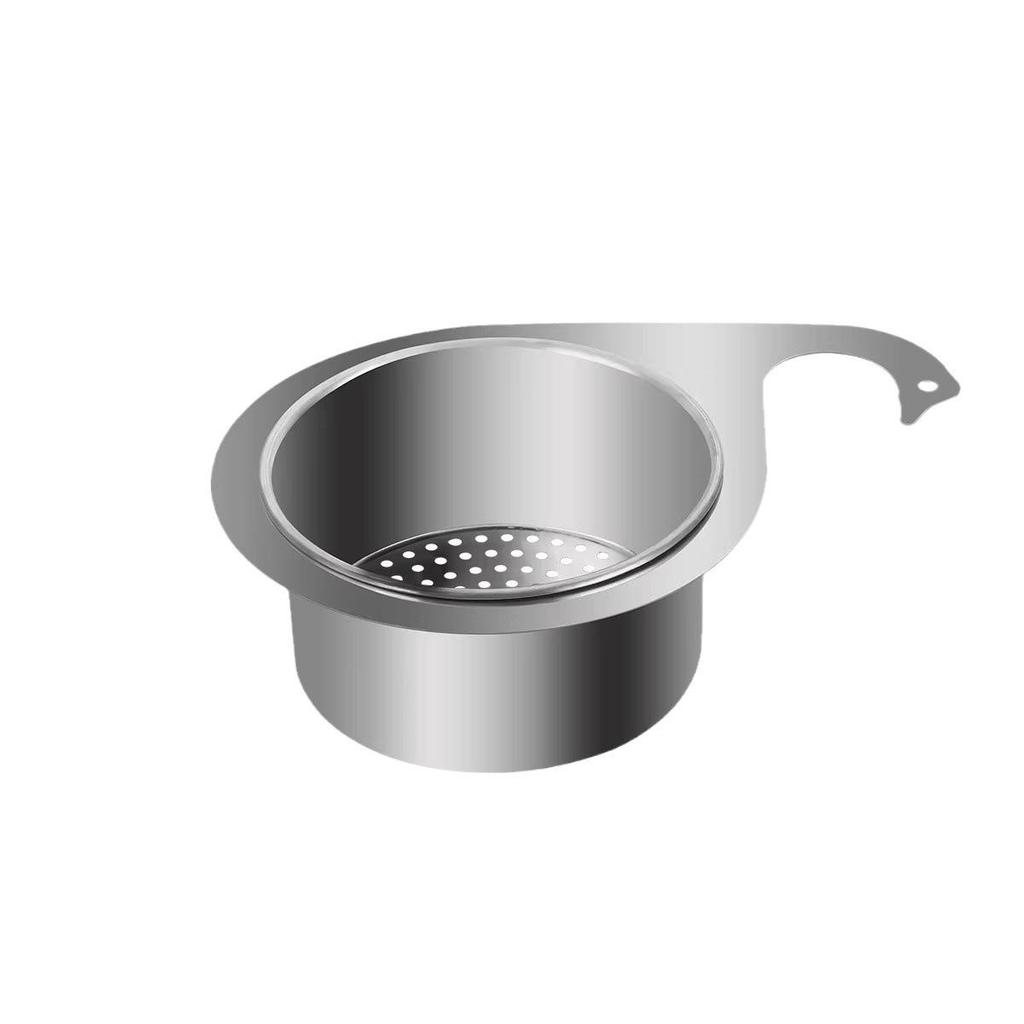 Swan Stainless Steel Kitchen Sink Basket with Dry/Wet Separation and Hanging Hook