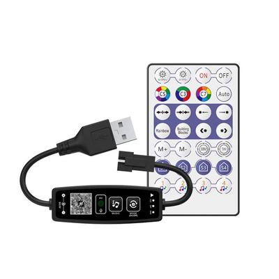 Controlador Ws2812B Control por Aplicación de Música Bluetooth Para Tira de Luces LED Píxel Sk6812 Ws2811 Ws2812 Luces de Cinta USB 5V Control Remoto
