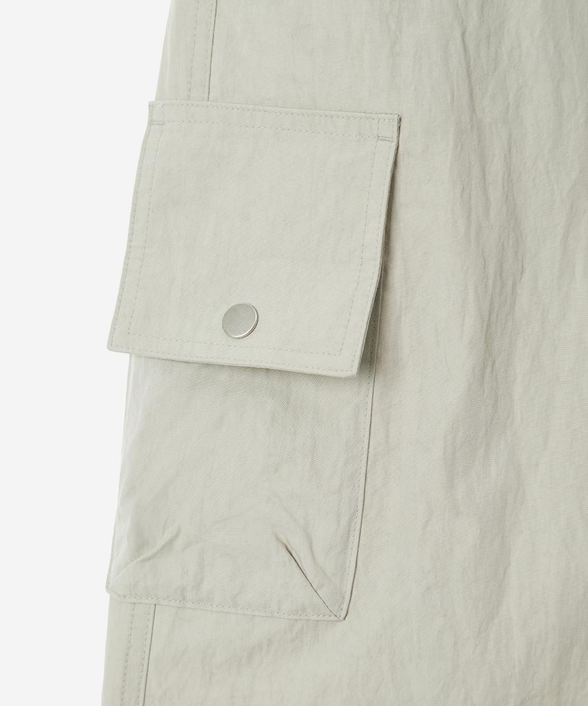 NODE LABS Dev:5 Cutline Cargo Wide Pants_Gray