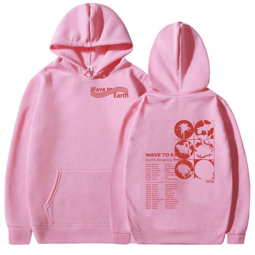 Korean Band Wave To Earth 2024 Tour Hoodie Men Women Streetwear Retro Fashion Pullover Sweatshirt Hip Hop Loose Oversized Hooded