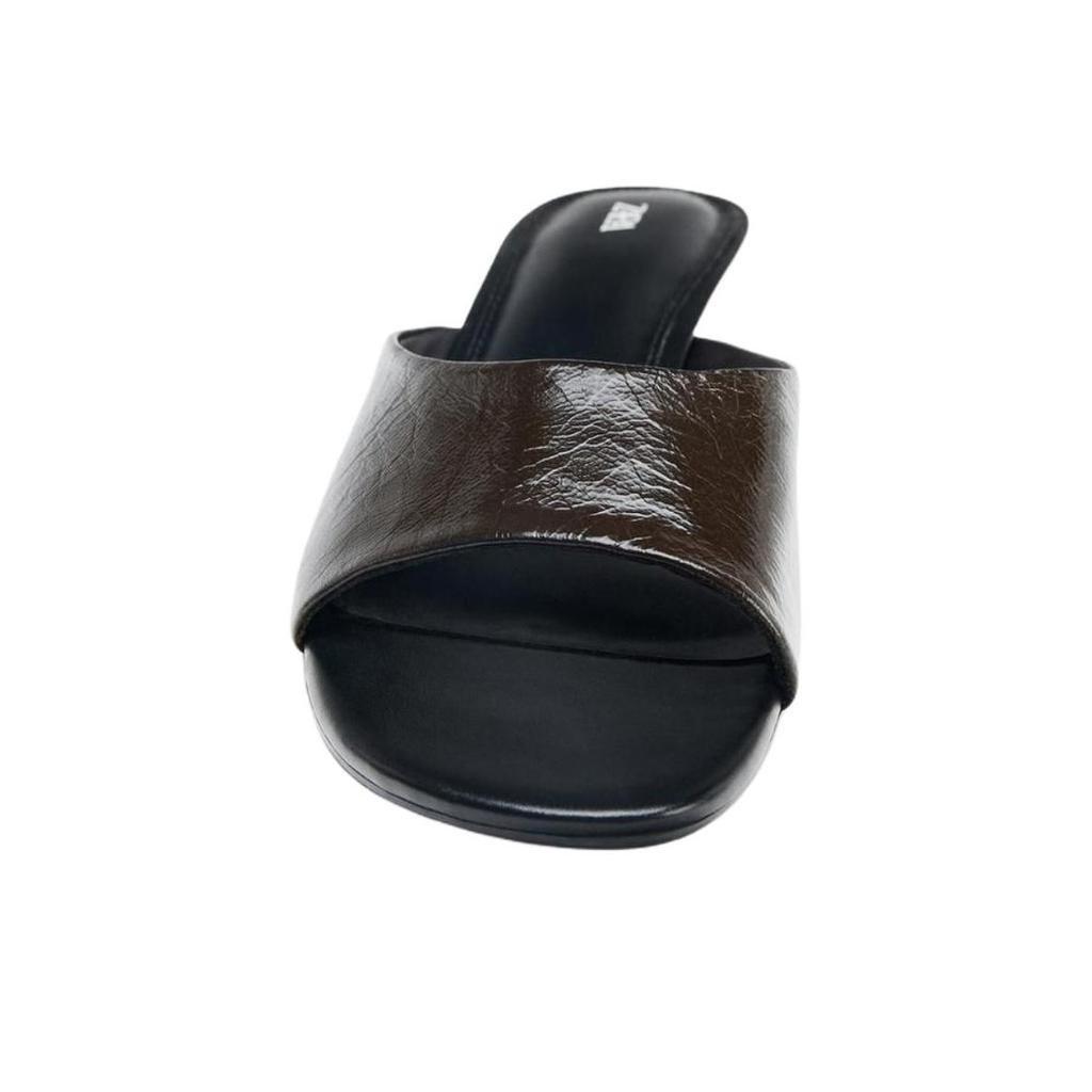 Zara Fashionable Minimalist Anti-Friction Slide Sandals Women footwear Brown 1347610700