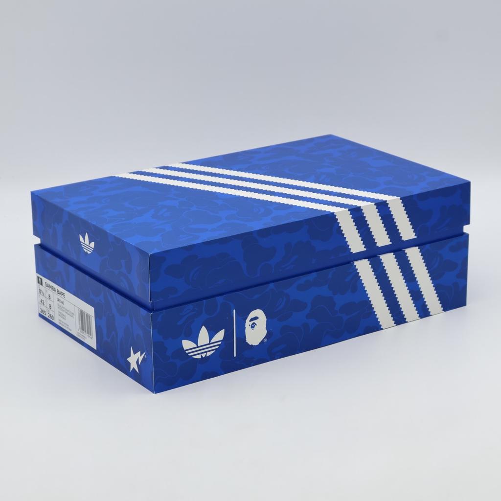 JR9246 A BATHING APE Adidas Originals Samba Core Black Cloud White Gum (Men's)