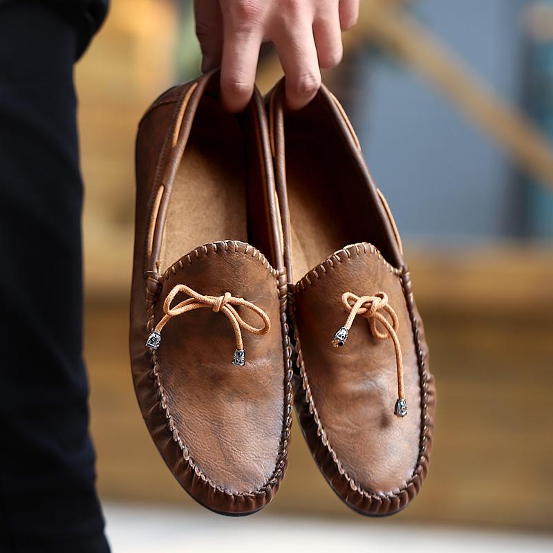Men's Loafers Casual Leather Shoes Business Shoes Male 2024 Fashion