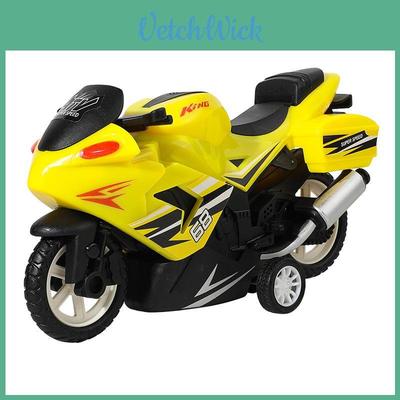 Childrens Plastic Ride On Toy Motorcycle With Pushback Mechanism For Early Development And Play