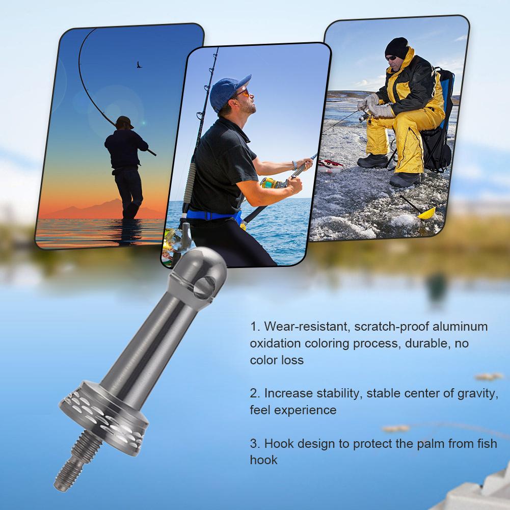 Metal Spinning Reel Stand Balance Lightweight Spinning Wheel Balance Bar Portable  Wear-Resistant Outdoor Accessories
