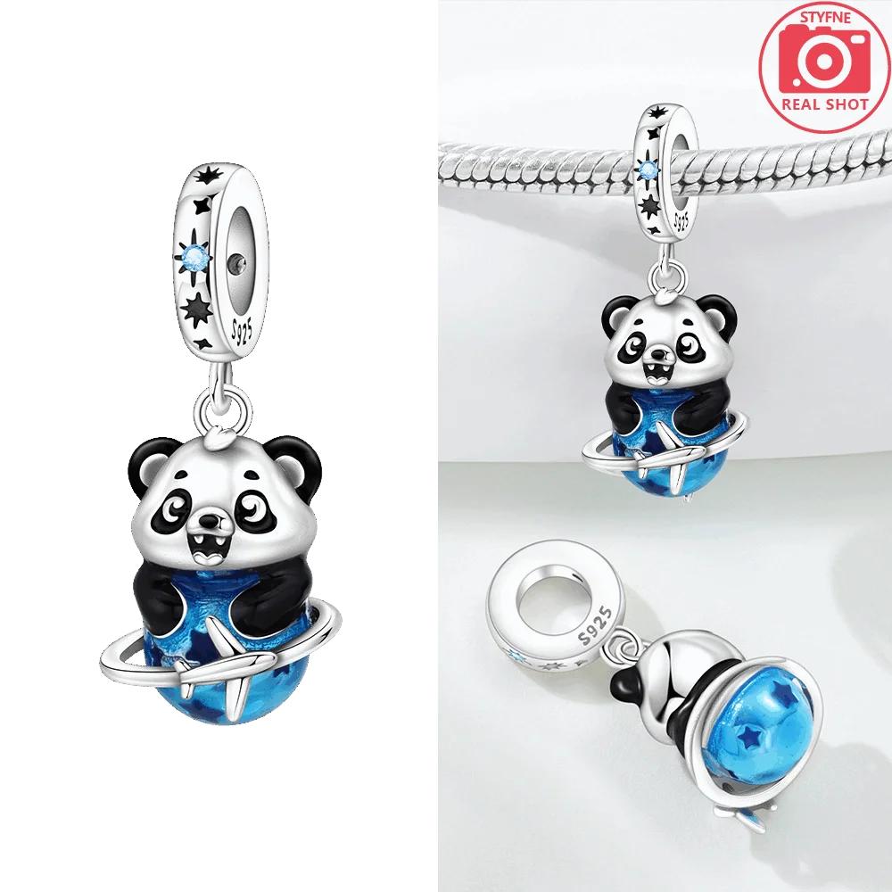 Original Copper Charms Animal Cat Pendant Blue Whale Jellyfish Beads Fit Bracelet Fine Gift Accessory Diy Making