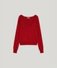 Poeteuseoul Deep V Knit_Red