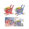 Children's Play Set 18.50'' Multifunctional Supermarket Trolley Handcart Toy for Kids