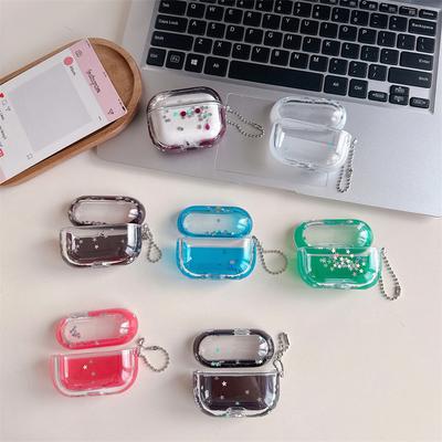 Dynamic Liquid Earphone Case for AirPods Pro Cover Para El Airpod 4 3 2  Protective Hard Headphone Brilliant Stars Fundas