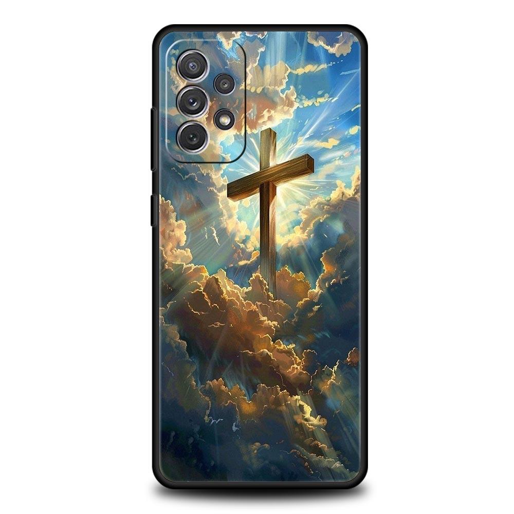 Faith Christian Religious Jesus Case for Samsung A51 A71 A21S A12 A11 A15 A25 A31 A41 A23 A33 A53 A73 A05S A13 5G A35 A55 Cover