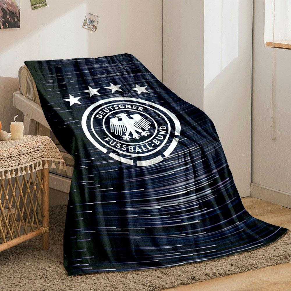German Football Association Emblem print blanket soft and cozy perfect for the living room bed sofa or a nap,gift