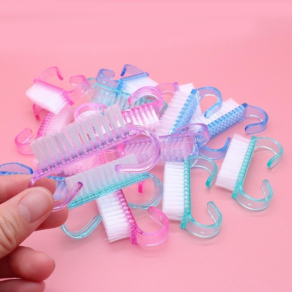 4PCS/SET Dedusting Nail Cleaner Soft Bristles Pedicure Brush Acrylic Nail Brush Tools  Nail Care