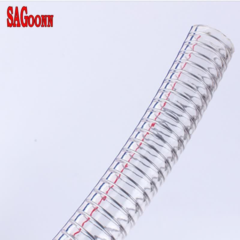 SAGOONN Clear PVC Steel Wire Hose