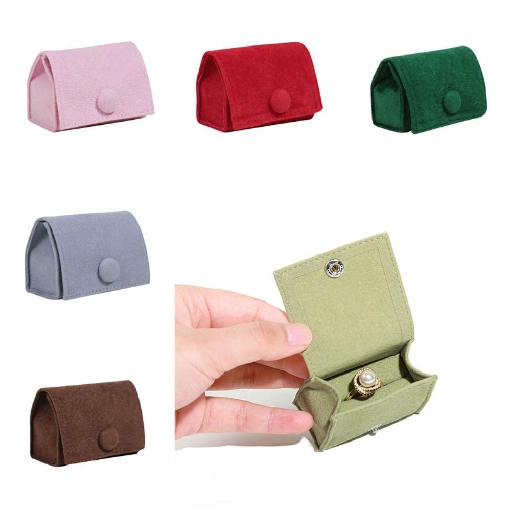 Multi-purpose Ring Jewelry Box Portable Jewelry Organizer Simple Jewelry Case  Necklaces Case