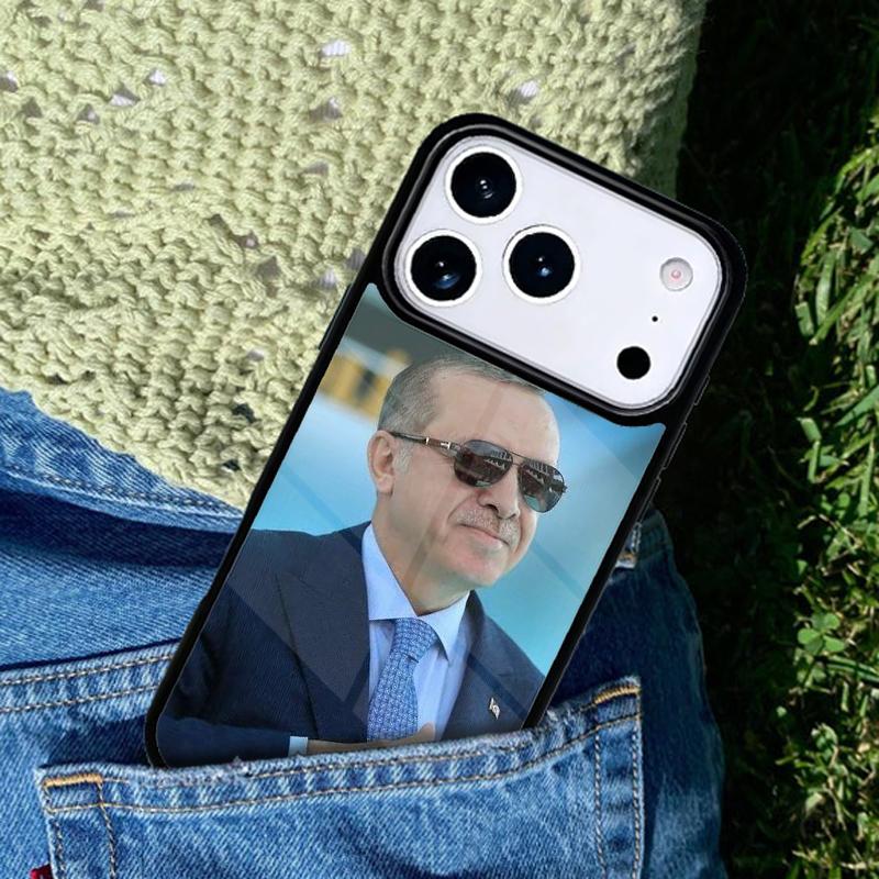 President Turkey Recep Tayyip Erdogan mobile phone case Compatible with IPhone 17 16 15 14 13 12 11Pro Max 17 Air cover iPhone 15