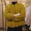 Women's Mid-Age & Elderly Casual Plus-Velvet Warm Jacket - Stylish Cotton Winter Coat