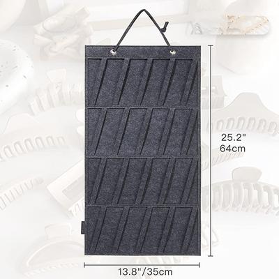 Organizér na sponky do vlasů Velkokapacitní držák čelenky Nástěnná spona do vlasů