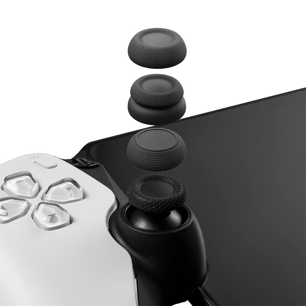 6 Pièces Adhésifs Antidérapants pour Joystick Thumb Stick Grip Caps Couvercle de Joystick pour Manette de Jeu Compatible Pour Manette PS Portal