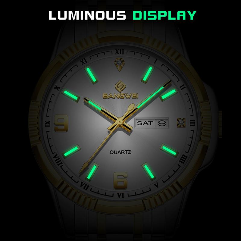 Simple Elegant Waterproof Watch For Women Fashion Sports Luminous Chronograph Quartz Ladies Watches Relogios Feminino
