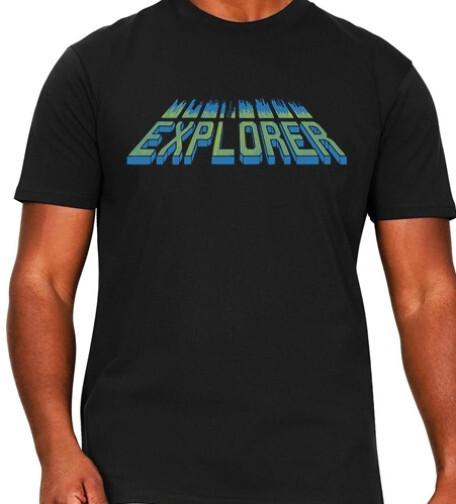 

Explorer T Shirt Retro 80s Space Shooter Arcade Video Game Galaga Asteroids G053 XL