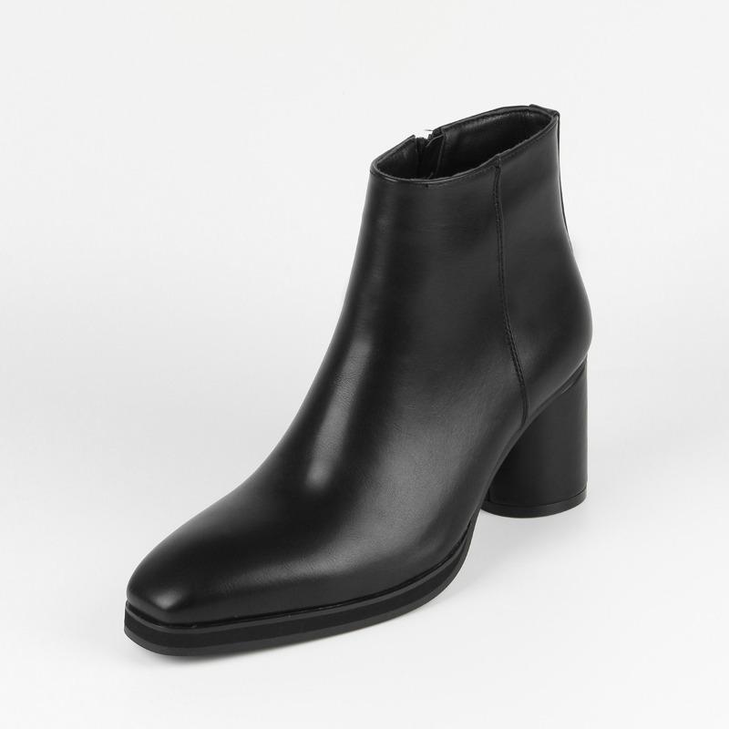 Bottines Chelsea pour Homme de Haute Qualité Bottes d'Affaires Noires Style Britannique Classique Bottines à Talons Hauts Bottes pour Homme