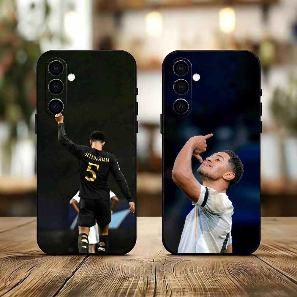 J-Jude J-Bellingham Phone Case For Samsung Galaxy A73,A72,A71,A70,A53,A52,A51,Soft Silicone Black Cover