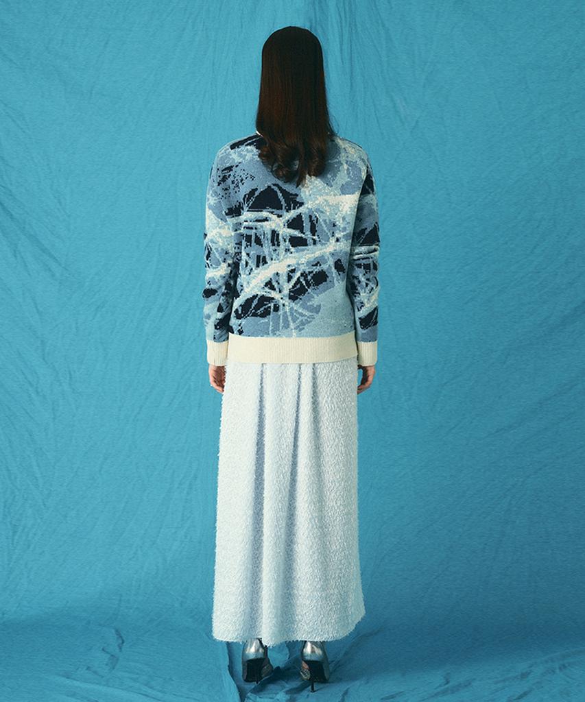 Aiseugadeuneiogongpal Cracked Ice Jacquard Knit