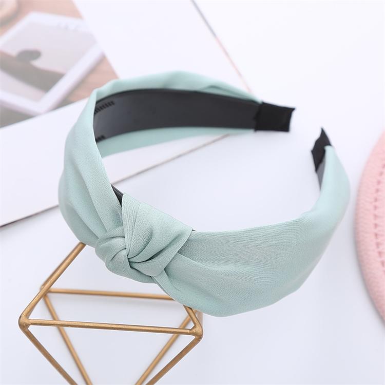 Girls and Ladies Fabric Knotted Hair Band Solid Color Sweet Headband Wholesale Simple Head Hoop Minimalist Modern 10 Colors